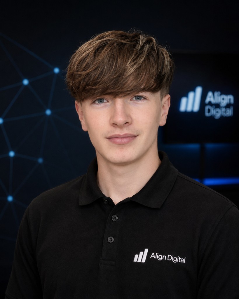 Charlie, Digital Development Trainee at Align Digital