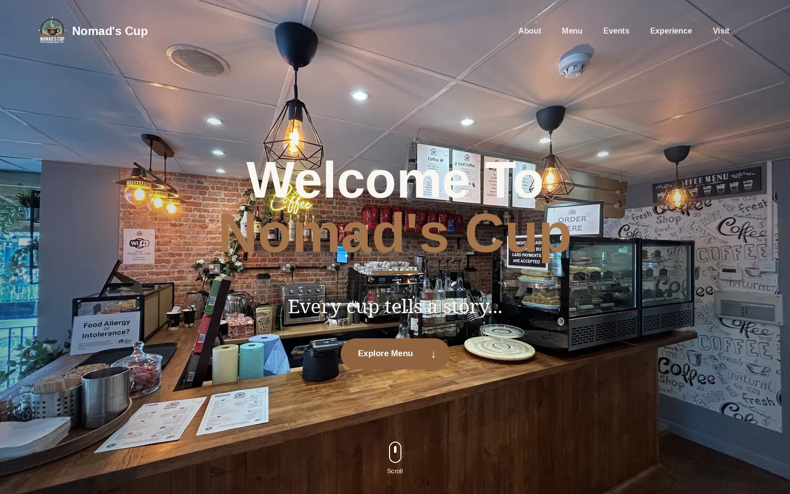 Nomad's Cup website preview